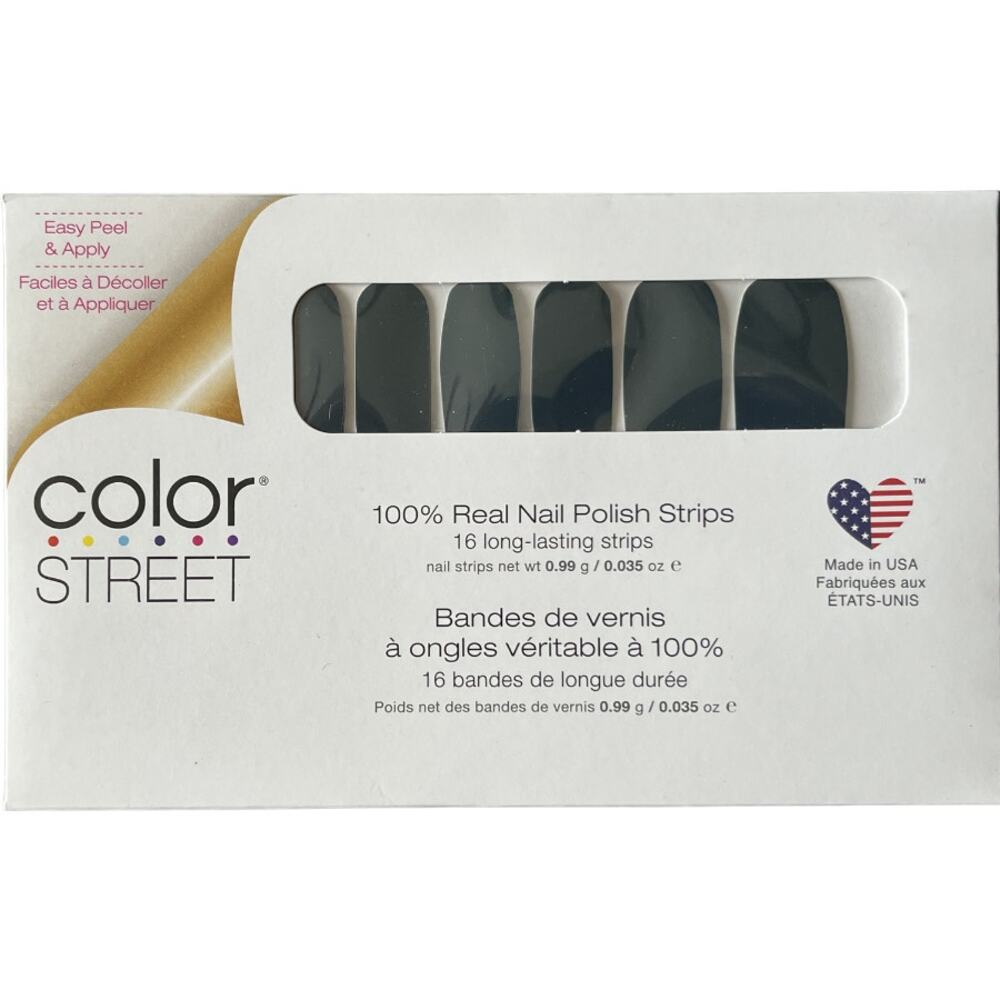 Color Street Deep Diving Nail Polish Strips Dark Blue Creme FMC260